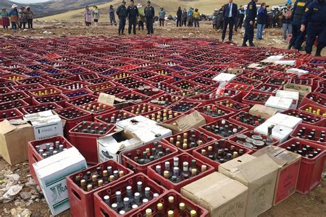 Destruyen Más De 1000 Cajas De Cerveza Incautada De Bares Clandestinos