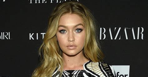Gigi Hadid Strips Topless As She Poses Wearing Nothing But Knickers Mirror Online