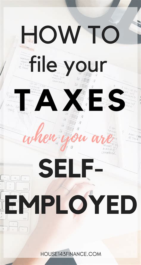 How To File Your Taxes When You Are Self Employed Bookkeeping