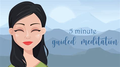 Relax Your Body And Your Mind ~ 5 Minute Guided Meditation Youtube