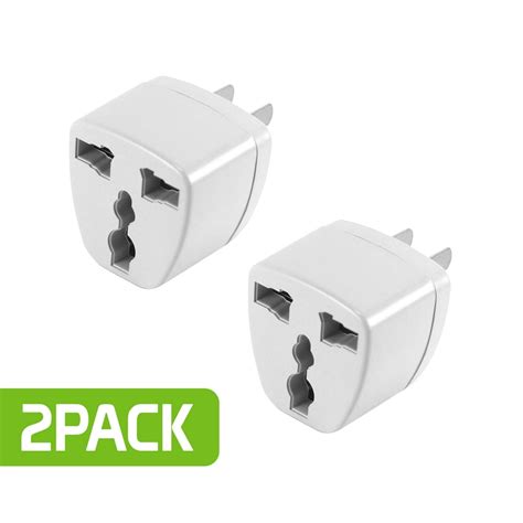 Cellet Power Adapter Round Pin To Flat Pin 2 Pack