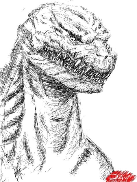 My Attempt At Sketching Shin Godzilla Godzilla