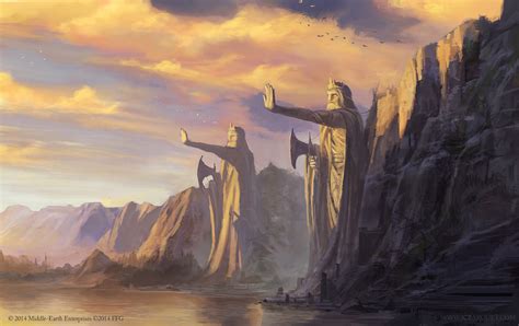 The Argonath Lord Of The Rings Tcg By Jcbarquet On Deviantart