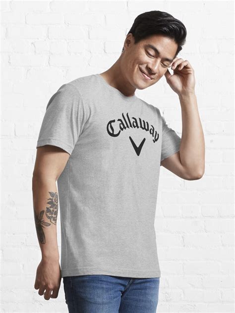 Callaway Logo Black T Shirt For Sale By Gandakaka Redbubble Golf