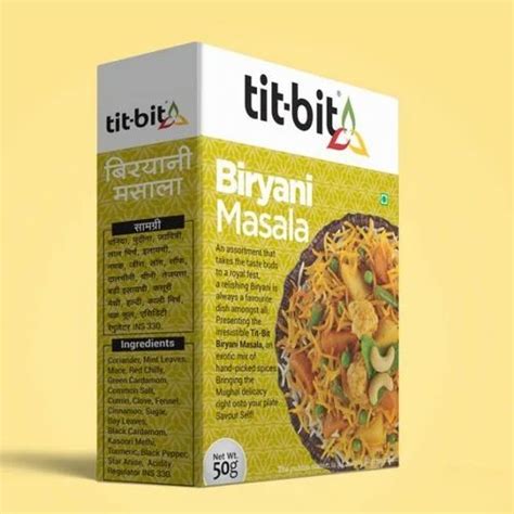 Tit Bit Biryani Masala At Best Price In Navi Mumbai ID 2266224830