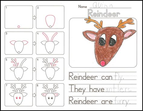 How To Draw Winter Christmas Guided Drawing Kindergarten Kids Art
