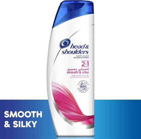 Head And Shoulders Smooth And Silky 2in1 Anti Dandruff Shampoo 600ml