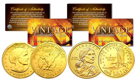 Check spelling or type a new query. Sacagawea & Susan B Anthony 24K Gold Plated U.S. Dollar History Women 2-Coin Set - Walmart.com