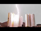 閃電擊中屯門和田邨的一刻 - YouTube
