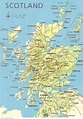 Mapa De Escocia Turistico