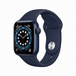 Apple Watch Series 6 GPS, 40mm Blue Aluminum Case with Deep Navy Sport Band - Regular - Walmart.com - Walmart.com