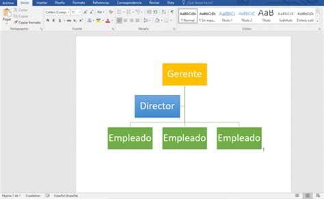 How To Make Or Create A Professional Organization Chart In Word Step