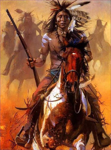 Cherokee Warrior Paintings