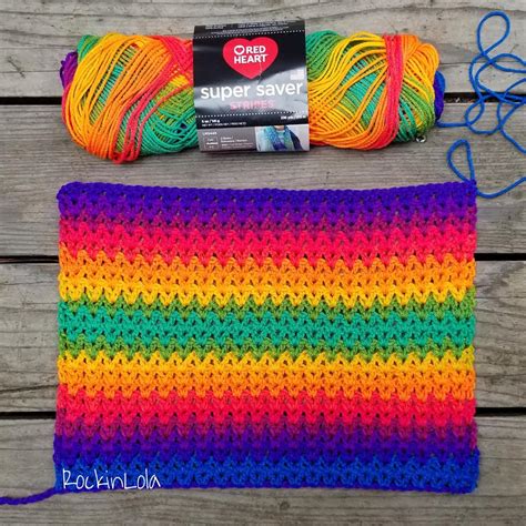 Rockinlola Info On Red Heart Super Saver Stripes Yarn Facebook