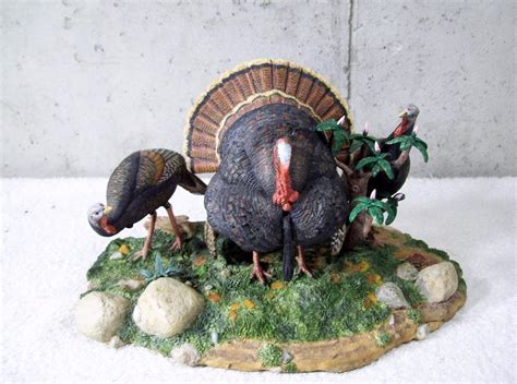 Danbury Mint Nick Bibby Wily Jakes Wild Turkey Figurine Highly Detailed