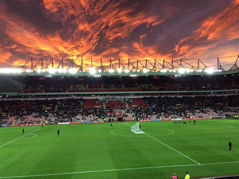 Get the latest sunderland afc team news on line up, fixtures, results and transfers plus updates from efl league one manager jack ross at stadium of light. Apocalyptic sunset over the 'Stadium of Light' in ...