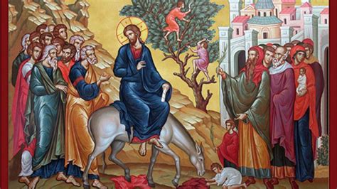 Palm Sunday Christs Entrance Into Jerusalem Saint John The