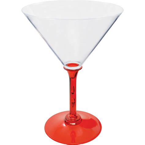 10oz Stemmed Plastic Martini Glass M10 Howw Promotional Products