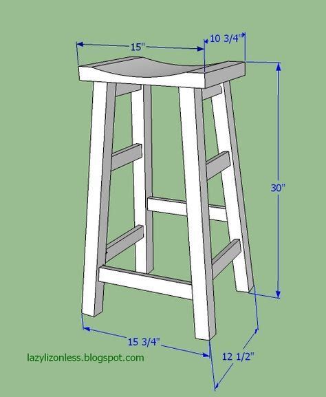 Plans For Building A Bar Stool Image To U