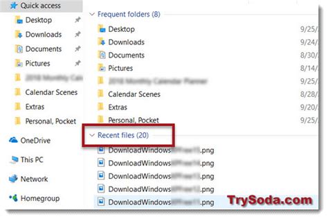 How To Clear Or Disable Recent Files In Windows 10 Quick Access