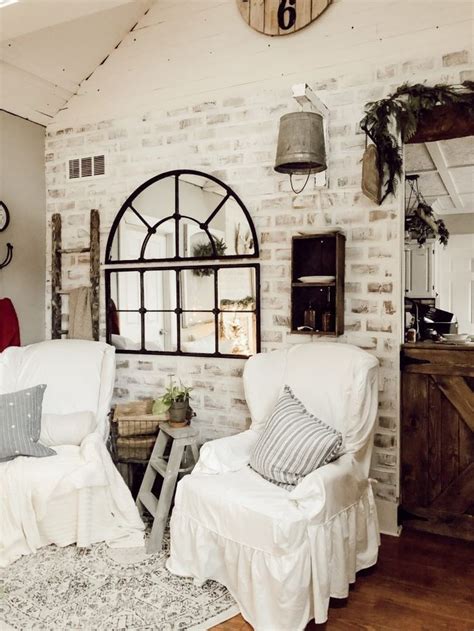 There are so many trendy bedroom accent wall design ideas to consider if you're looking for an easy way to update your room. Faux Brick Accent Wall | Brick accent walls, Faux brick ...