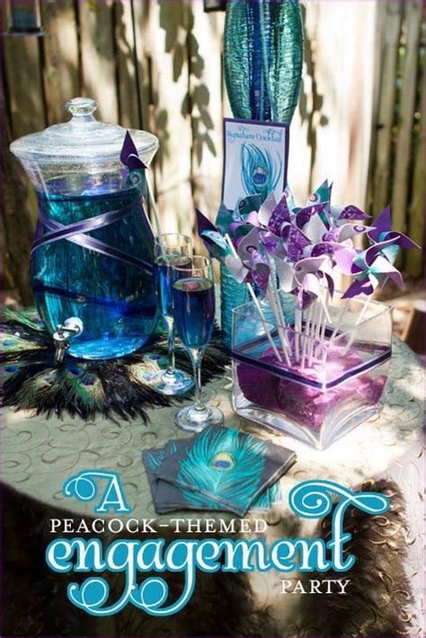 Shop peacock decor and personalize your home with pottery barn® today. REAL PARTIES: Pretty Peacock Themed Engagement Party ...