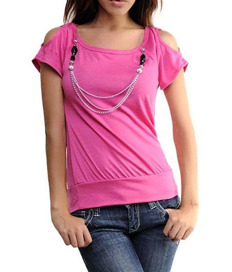 N Gal Perky Pink Top Buy N Gal Perky Pink Top Online At Best Prices