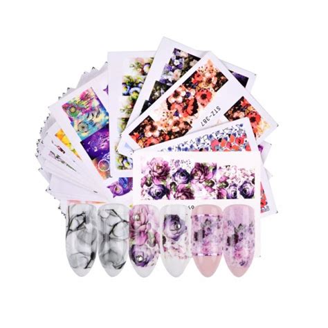 Cumpara Stickere cu flori (40 bucati) [ Beauty Nails ]