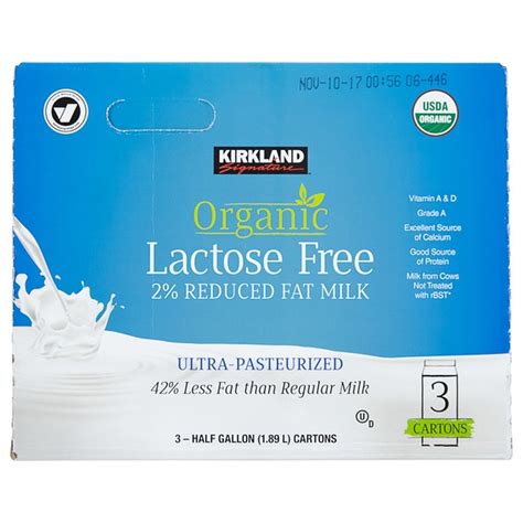 Kirkland Signature Organic Lactose Free Milk 64 Oz Delivery Or Pickup