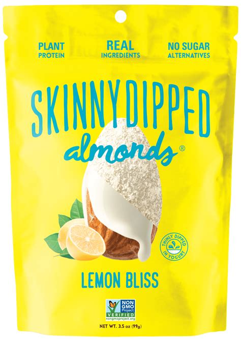 Skinny Dipped Almonds Now In Super Dark Sea Salt Lemon Bliss Nca