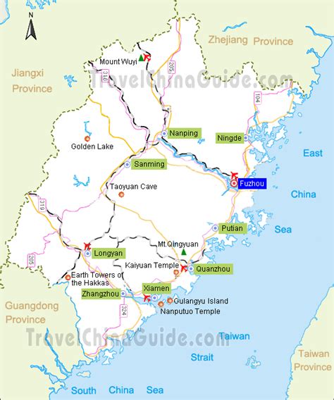 Fujian Travel Guide Facts Map Weather Places To Visit Tea