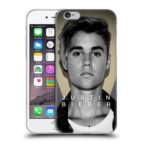 Official Justin Bieber Black And White Soft Gel Case For Apple Iphone Phones Ebay