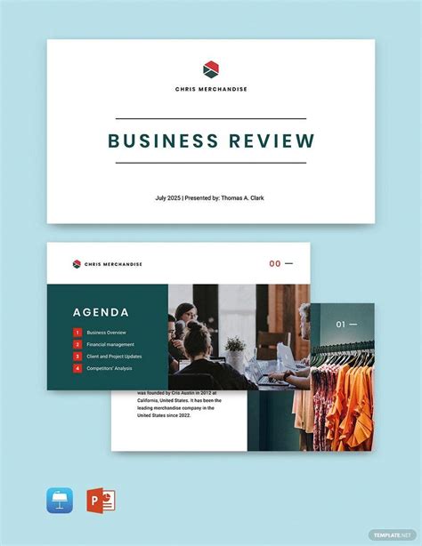 Business Review Presentation Template Download In Powerpoint Google Slides Apple Keynote