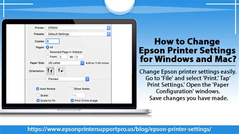 How To Change Epson Printer Settings For Windows And Mac