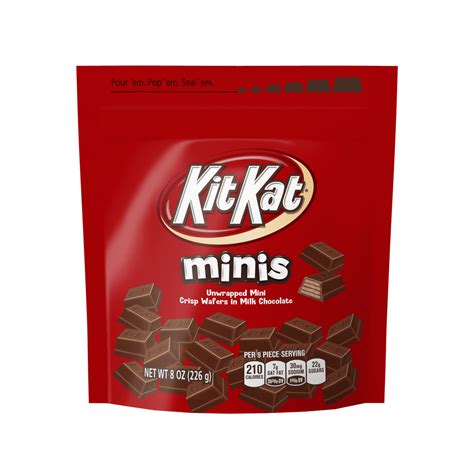 Kit Kat Minis Milk Chocolate Wafer Bars Candy 8 Oz