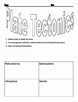 By examining evidence such as similar rock layers in various places, fossilized understand the theory of continental movement and plate tectonics. 50 Plate Tectonics Worksheet Answer Key | Chessmuseum Template Library