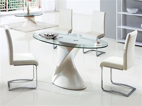 Shop allmodern for modern and contemporary glass dining tables to match your style and budget. furniture: oval glass dining table contemporary top ...