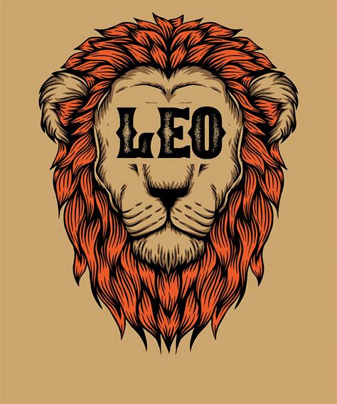 Leo Lion Zodiac Horoscope Astrology Birthday 1 Digital Art By Ari Shok