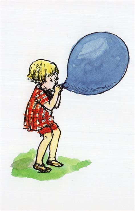 Winnie The Pooh Christopher Robin Blowing Up Balloon Book Postcard