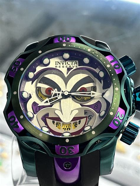 Invicta Venom Dc Comics Joker Limited Edition Mens 525mm Watch 26790