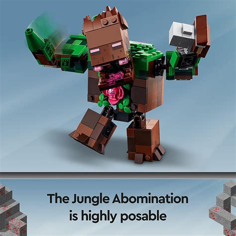 Lego 21176 Minecraft Dungeons The Jungle Abomination Toy Set