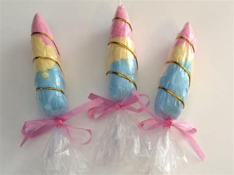 Cotton Candy Unicorn Horns Girls Birthday Party Favours 15 Etsy