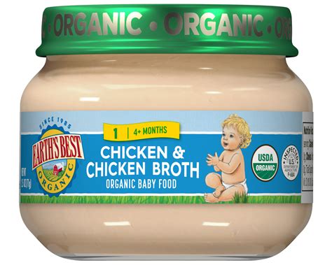 Pureed chicken for baby sounds… err. Chicken Broth Stage 1 Baby Food | Earth's Best