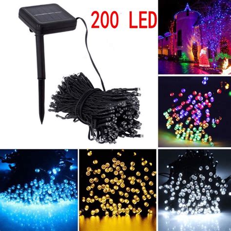 Lampu Raya Solar Lampu Lip Lap Colourful 22 Meter 200 Led Shopee