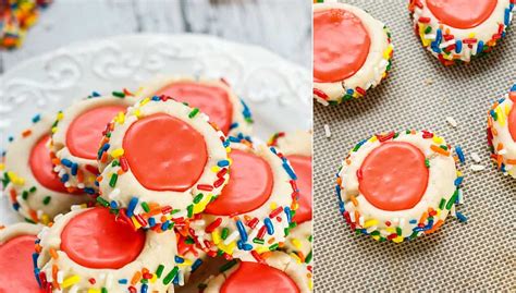 Thumbprint Cookie Recipe With Icing Filling Sweet Peas