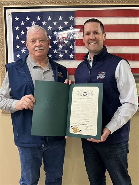 Oklahoma Presents Nwtf Citation Of Recognition The National Wild