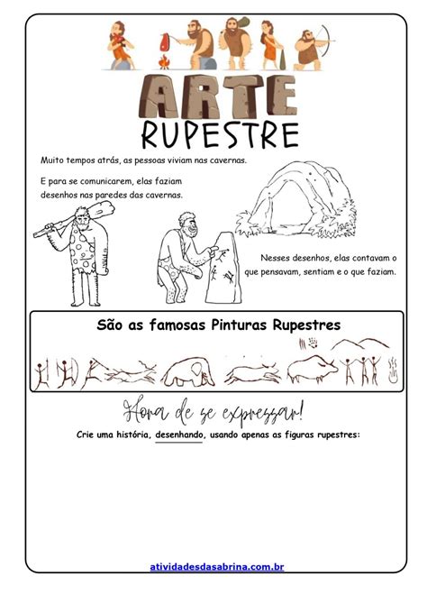 Atividades Sobre Arte Rupestre