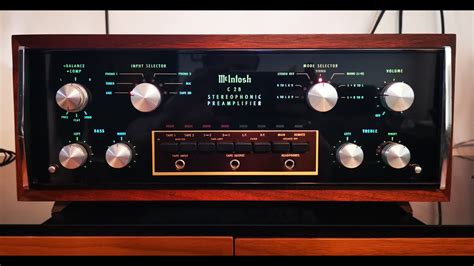 McIntosh C28 Stereo Preamplifier 1970 75 YouTube