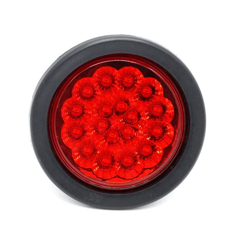 4 Inch Round 18 Leds Stop Turn Tail Lamp With Rubber Grommets Buy 4