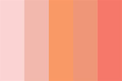 Pink Peach Color Palette Hex Rgb Code Color Colorschemes